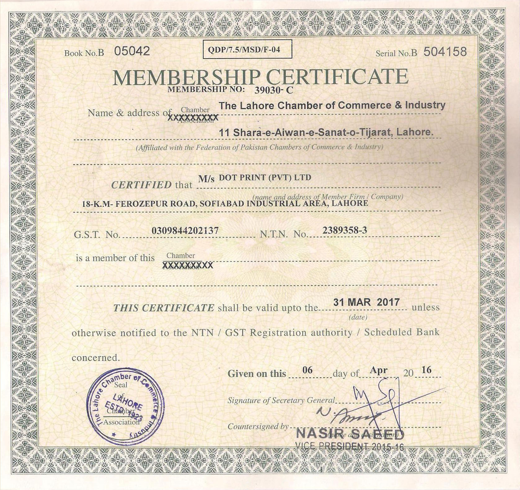 LCCI-Certificate